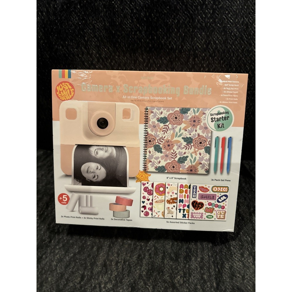 MVMT Camera and Scrapbook Bundle Arts and Craft Memories Idea Fun‎ New